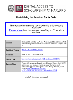 Destabilizing the American Racial Order