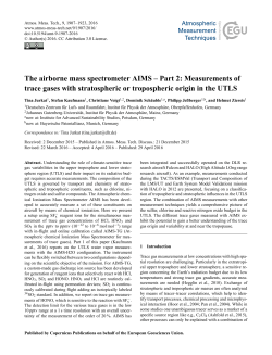 The airborne mass spectrometer AIMS &ndash; Part 2