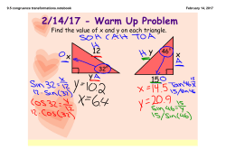 9.5 congruence transformations.notebook