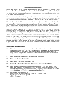 Minnie Dollars - Iowa FFA Association