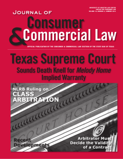 Sounds Death Knell for Melody Home Implied Warranty