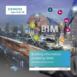 Building information modeling (BIM)
