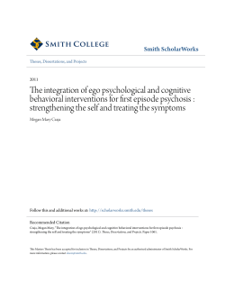 The integration of ego psychological and cognitive behavioral
