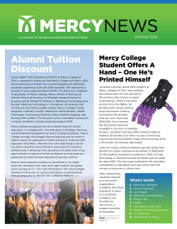 Spring 2016 Mercy News
