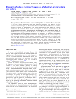 Electronic effects on melting: Comparison of aluminum