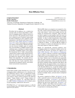 Beta Diffusion Trees - JMLR Workshop and Conference Proceedings