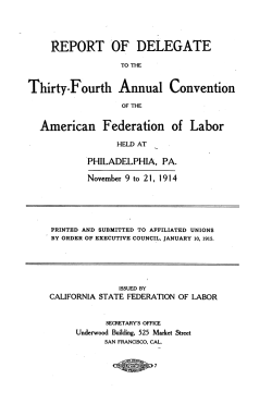 American Federation of Labor - University of California, Berkeley