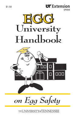 SP494 Egg University Handbook on Egg Safety