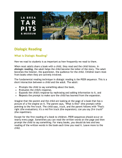 Dialogic Reading Handout