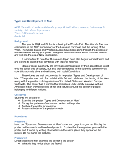 Types and Development of Man