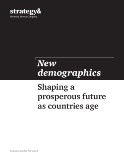 New demographics - Strategy