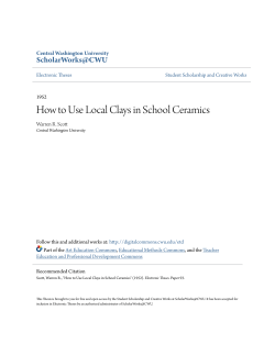 How to Use Local Clays in School Ceramics