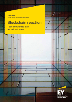 Blockchain reaction: Tech companies plan for critical mass