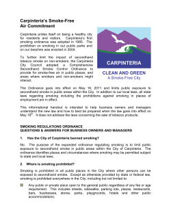 Smoking Info. for Businesses