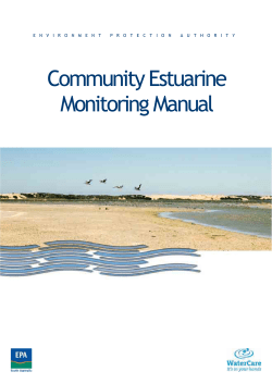 Community Estuarine Monitoring Manual