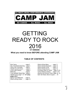 getting ready to rock 2016