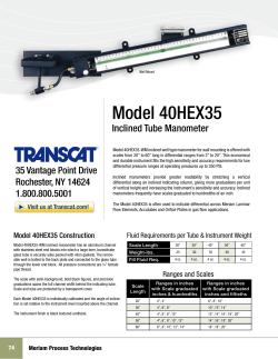 Meriam Process Technologies 40HEX35 Inclined Tube