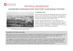 historical information dover fire command post