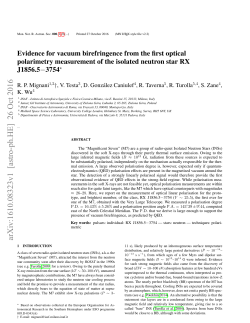 Evidence for vacuum birefringence from the first optical polarimetry