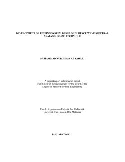 DEVELOPMENT OF TESTING SYSTEM BASED ON SURFACE