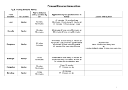Mid Staffordshire - Proposal Document Appendices