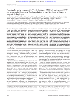 Functionally active virus-specific T cells that target
