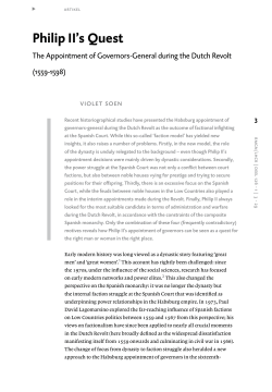 Philip II`s Quest