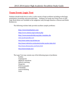 2014 Study Guide - Saint Anthony of Padua School, Gardena, CA