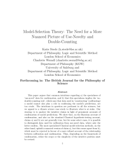 Model-Selection Theory: The Need for a More Nuanced Picture of