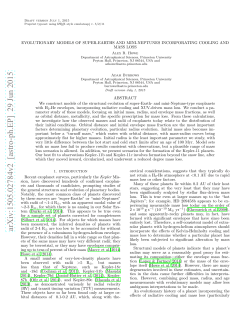 Evolutionary Models of Super-Earths and Mini