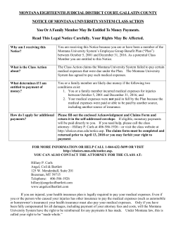 Class Action Rights Notice - MUS Choices