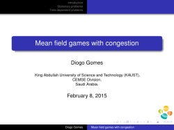 Mean field games with congestion