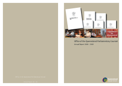 OQPC Annual Report 2008-2009