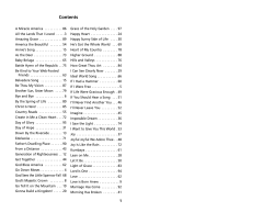 Unification Church Camp Song Book