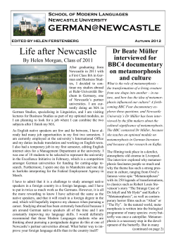 Life after Newcastle - Newcastle University