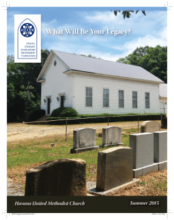 09637 Stegall Summer2015.indd - Stegall Seminary Scholarship