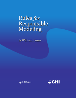 Rules for - Computational Hydraulics International