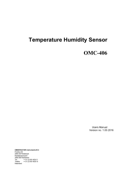 Manual OMC-406