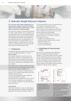 1| Molecular Weight Reference Polymers