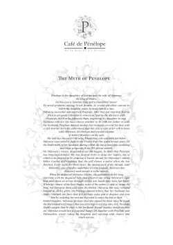 Menu - Café de Penelope