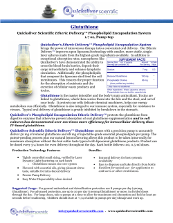 Glutathione - Quicksilver Scientific