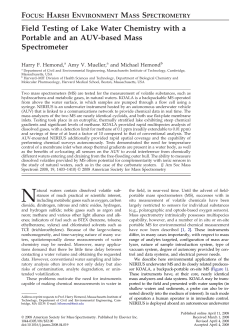 Field Testing of Lake Water Chemistry with a Portable and an AUV