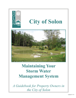 Storm Water Management System Guidebook