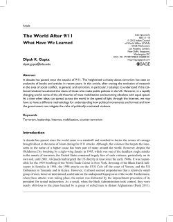 The World After 9/11