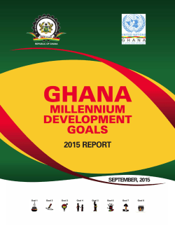 2013 GHNA MILLENNIUM DEVELOPMENT