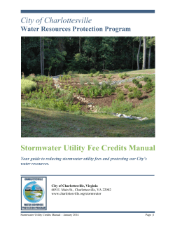 Stormwater Utility Fee What is a stormwater utility fee?
