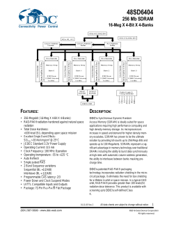 256Mb SDRAM 16-Meg x 4-bit x 4-Banks