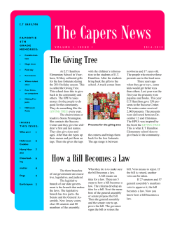 The Giving Tree How a Bill Becomes a Law