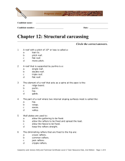 Structural carcassing - Pearson Schools and FE Colleges