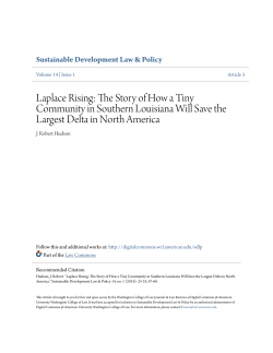 Laplace Rising: The Story of How a Tiny Community in Southern